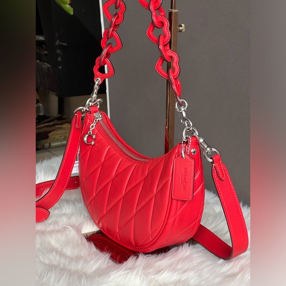 CP223 - Coach Mira Shoulder Bag with Pillow Quilting and Heart Strap - Picture 5 of 14